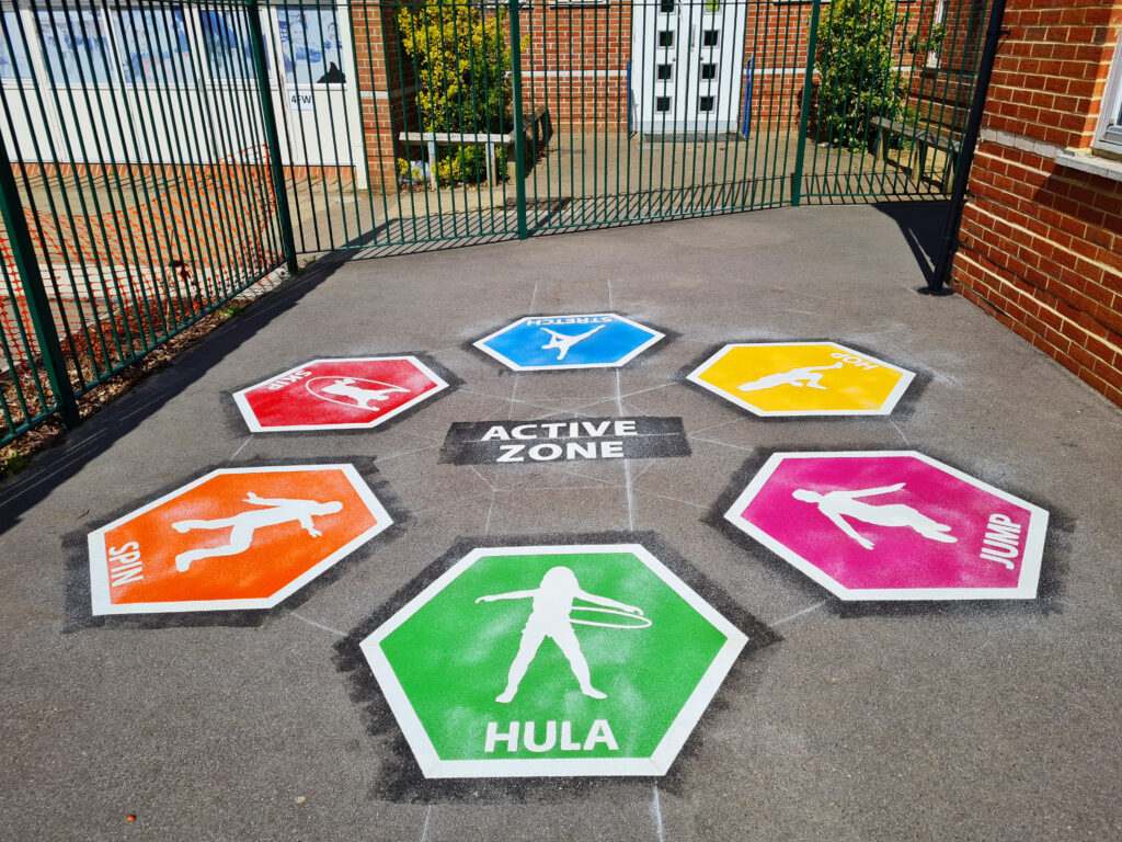 Thermoplastic vs Painted Playground Markings