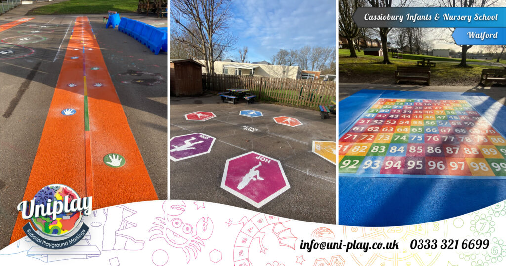 Playground Markings Watford: Cassiobury Infant & Nursery School