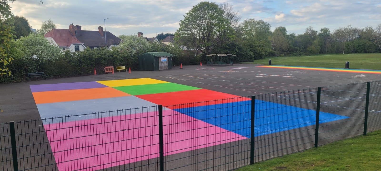 Walsall Playground Paint