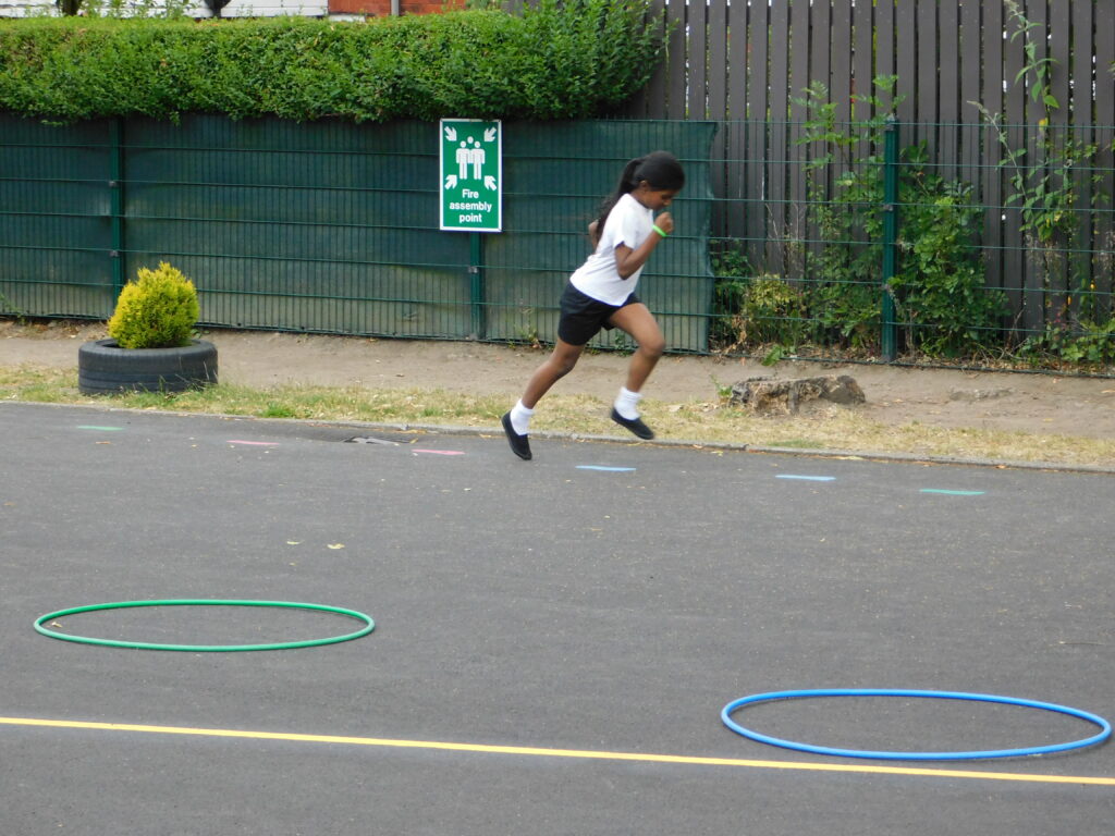 Sports Premium Playground Markings: Roe Lee School