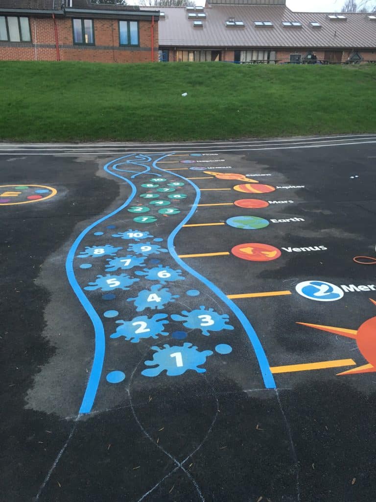 Fun Playground Games with Thermoplastic Playground Markings for Primary School Pupils