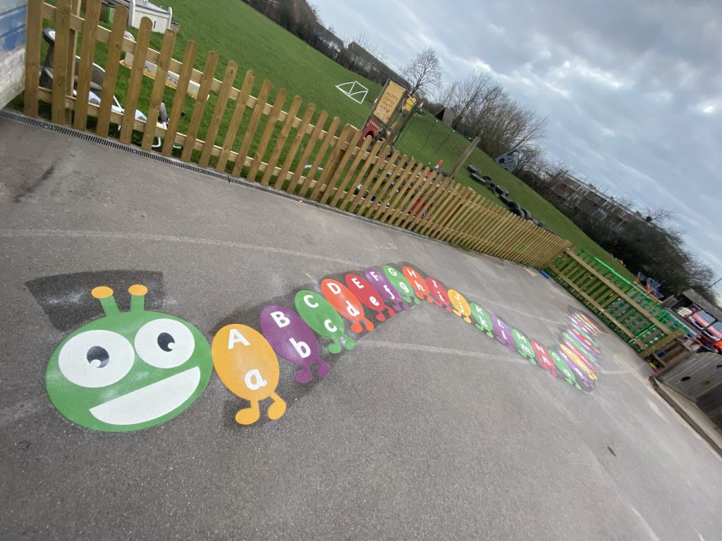 Letter Games Playground Markings
