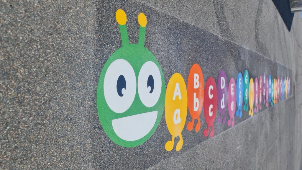 Letter Games Playground Markings