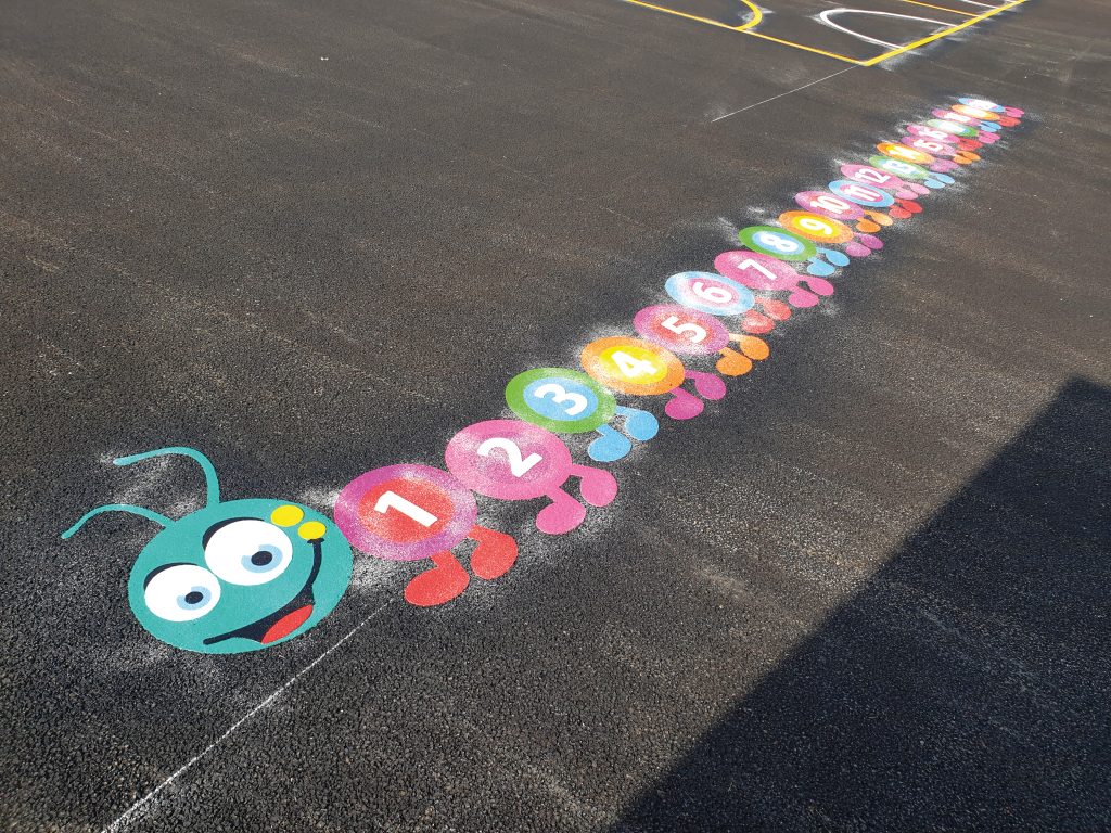 Number Games & Grids Playground Markings