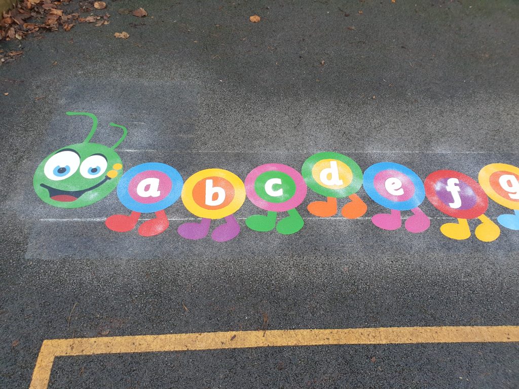 Letter Games Playground Markings