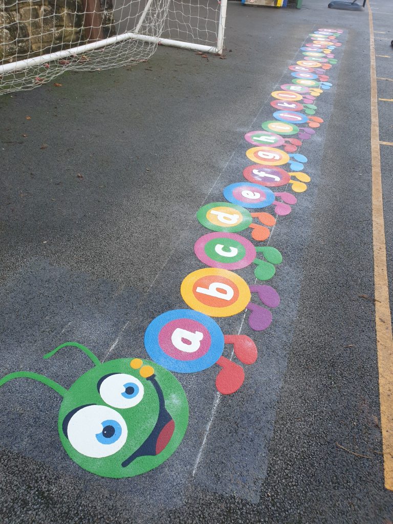 Letter Games Playground Markings