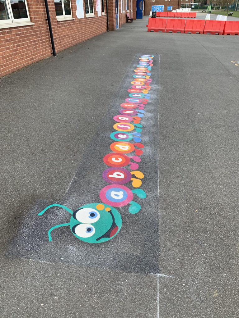 Letter Games Playground Markings
