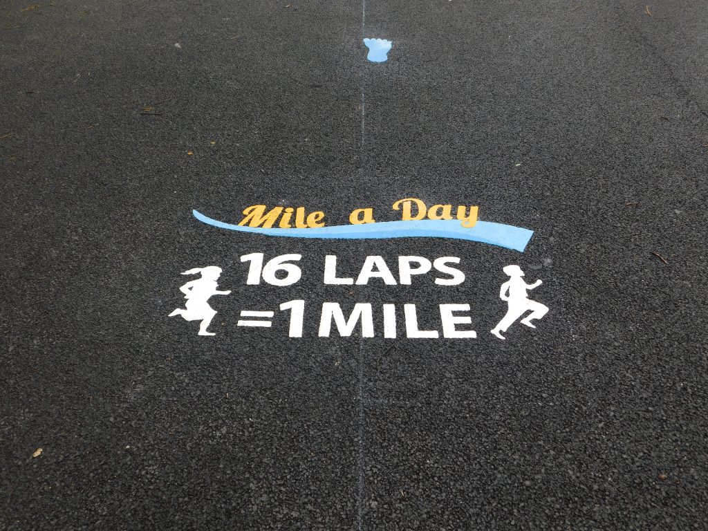 Mile A Day Playground Markings