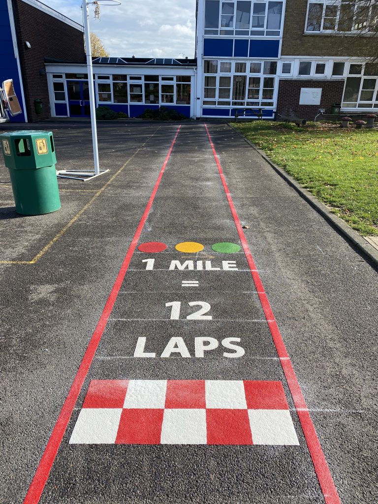 Mile A Day Playground Markings