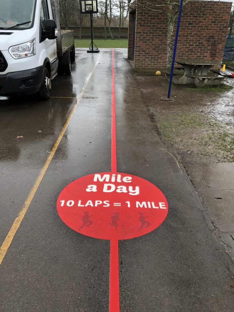Mile A Day Playground Markings