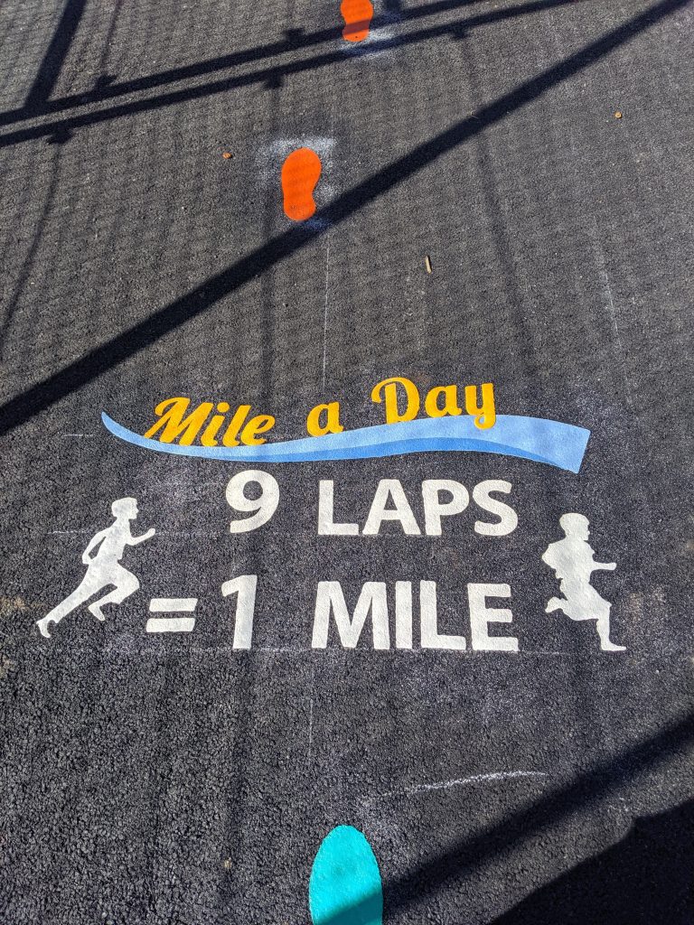 Mile A Day Playground Markings