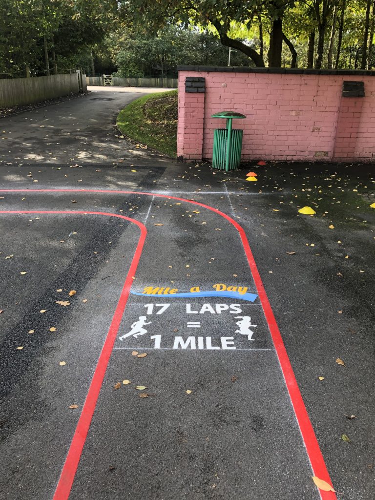 Mile A Day Playground Markings