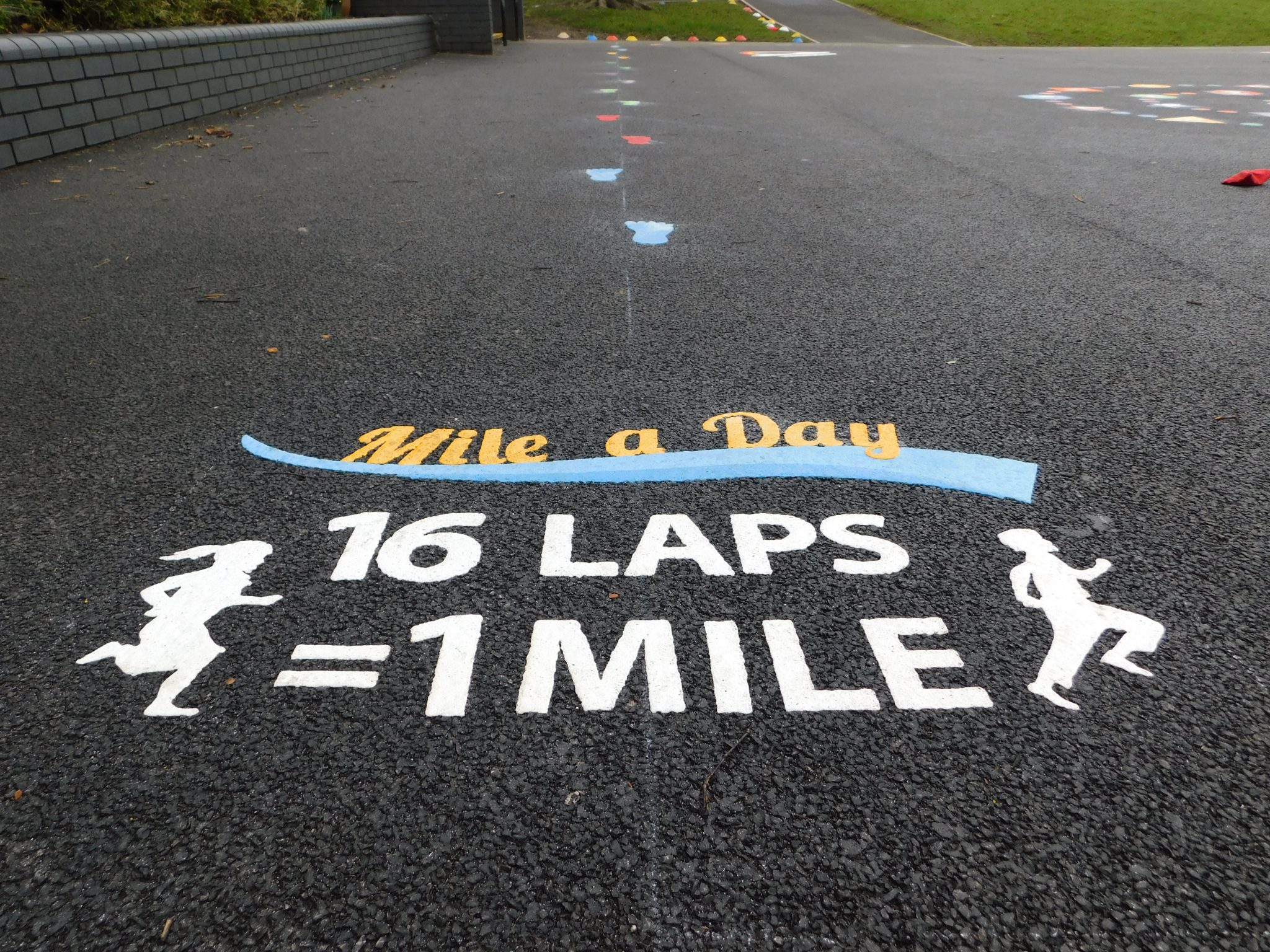 Fitness Playground Markings: Improving Play and Exercise