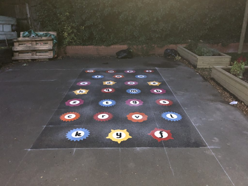 Letter Games Playground Markings