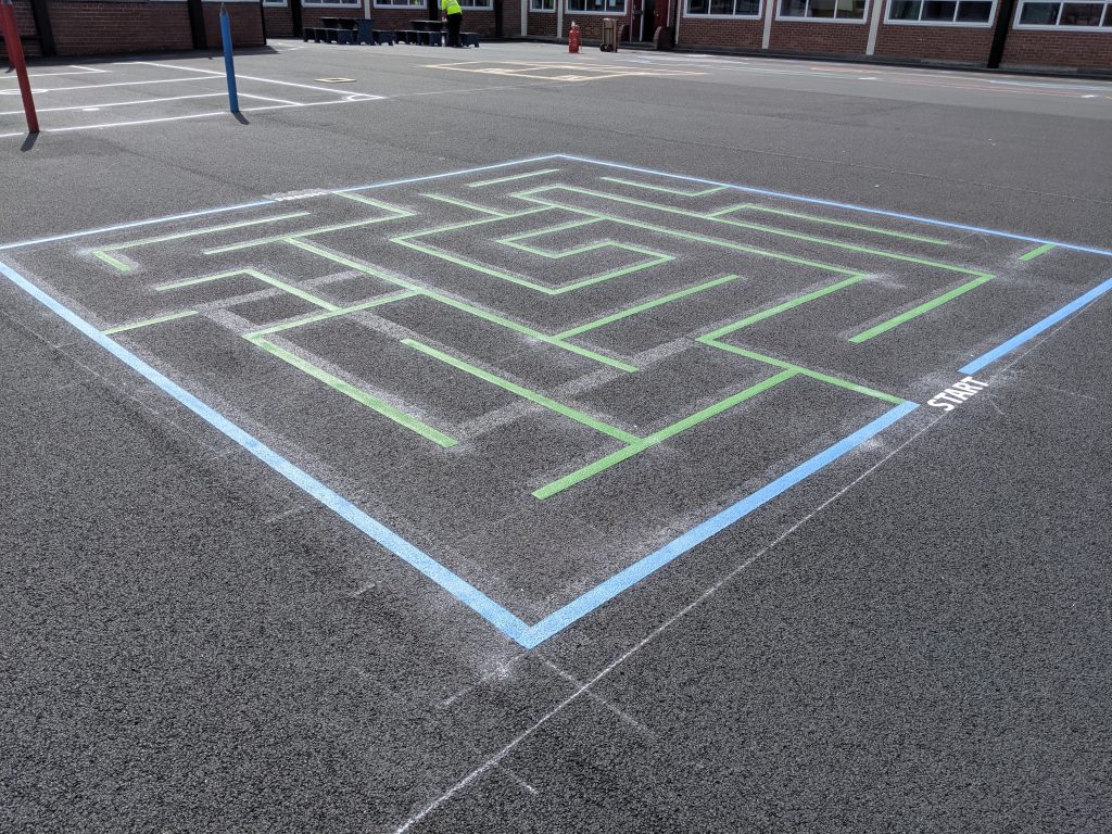 Maze Playground Markings