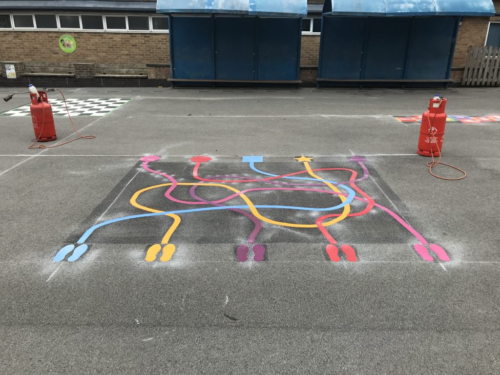 Maze Playground Markings