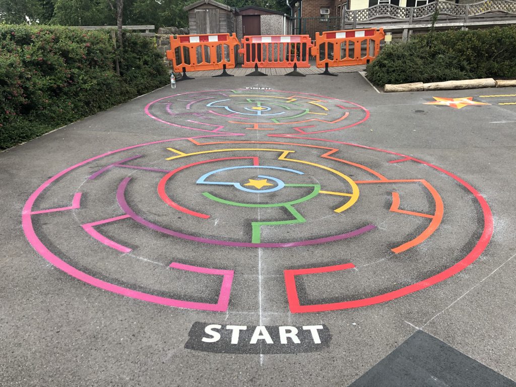 Maze Playground Markings