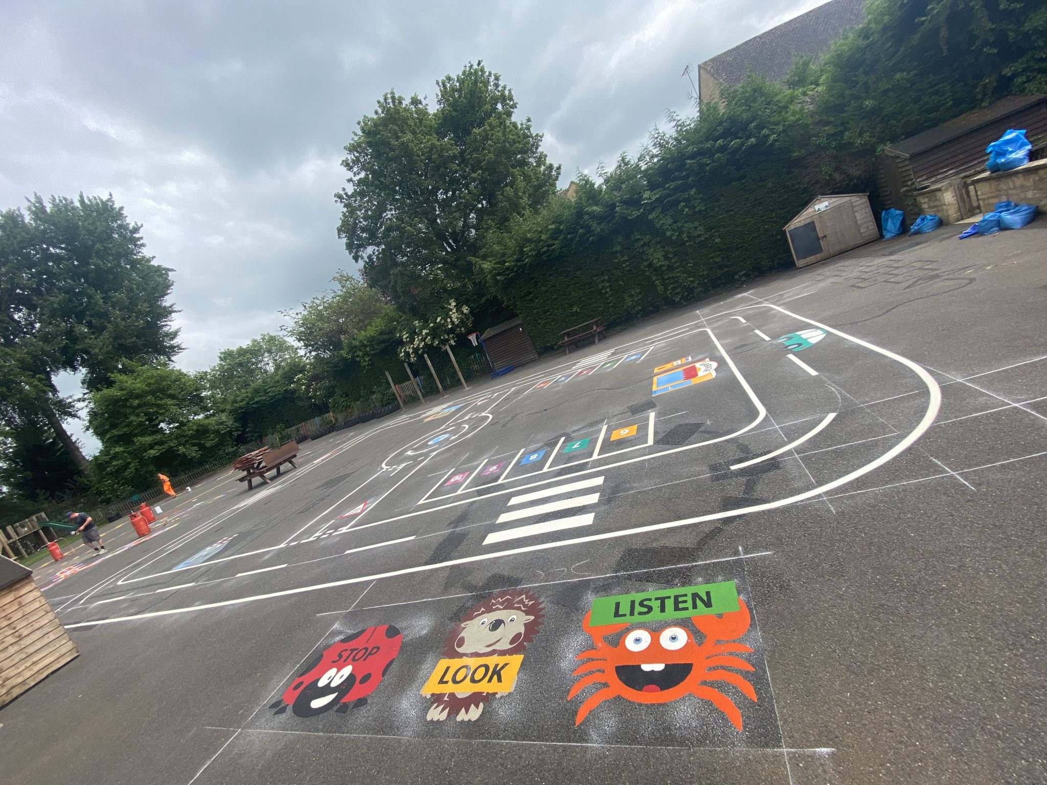 Roadways Playground Marking Gallery