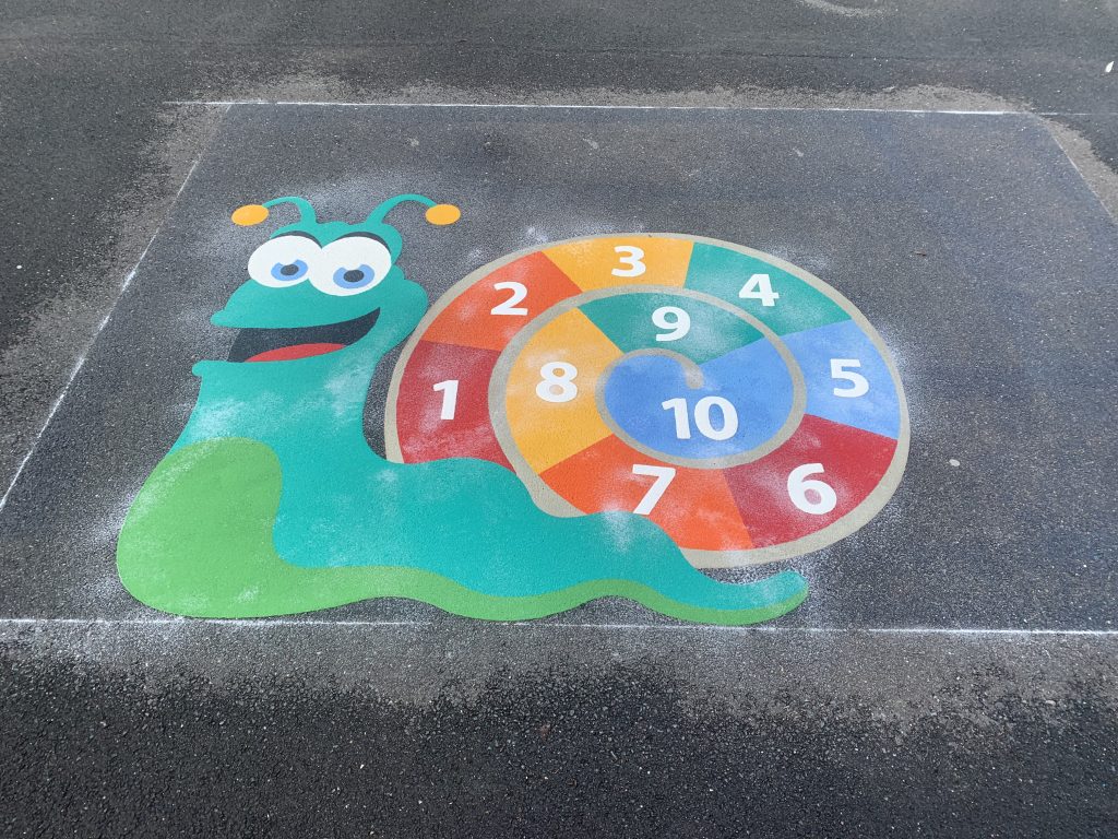 Number Games & Grids Playground Markings