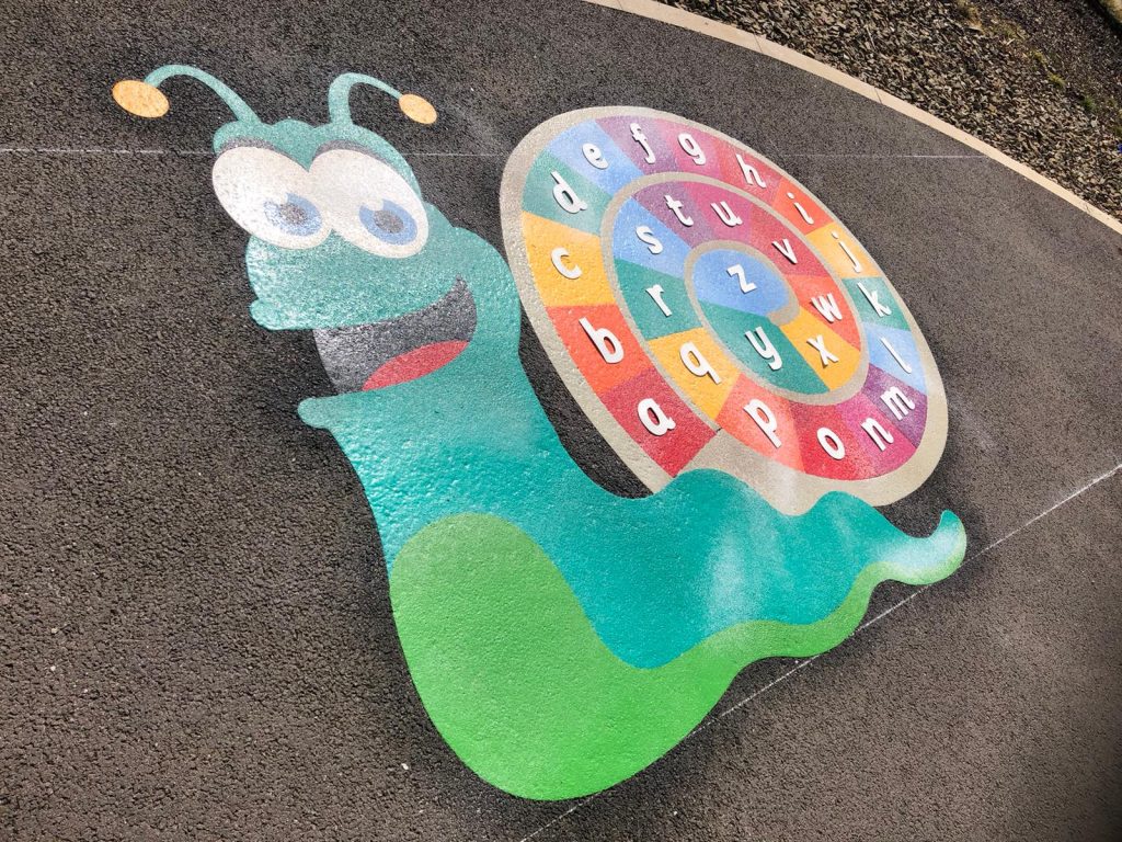 Letter Games Playground Markings