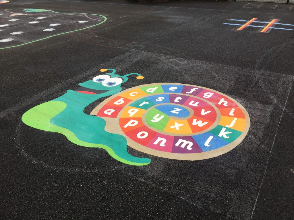 Letter Games Playground Markings