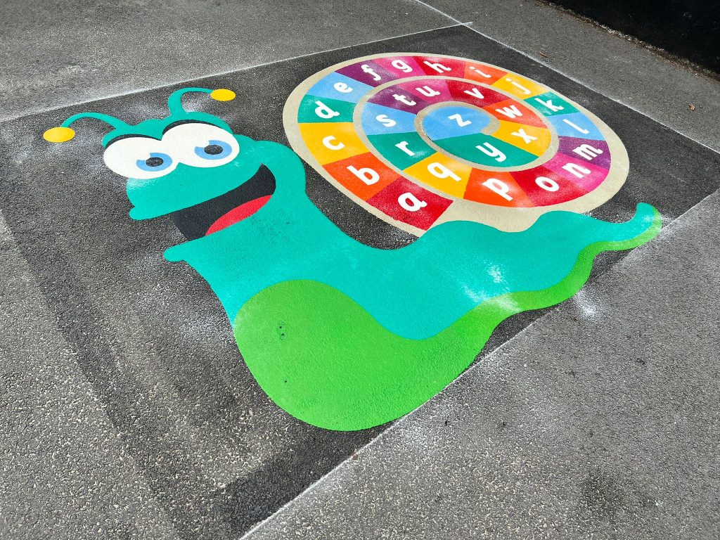 Letter Games Playground Markings