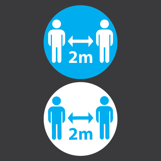 Social Distancing 2m Markers
