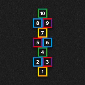 Hopscotch Outline