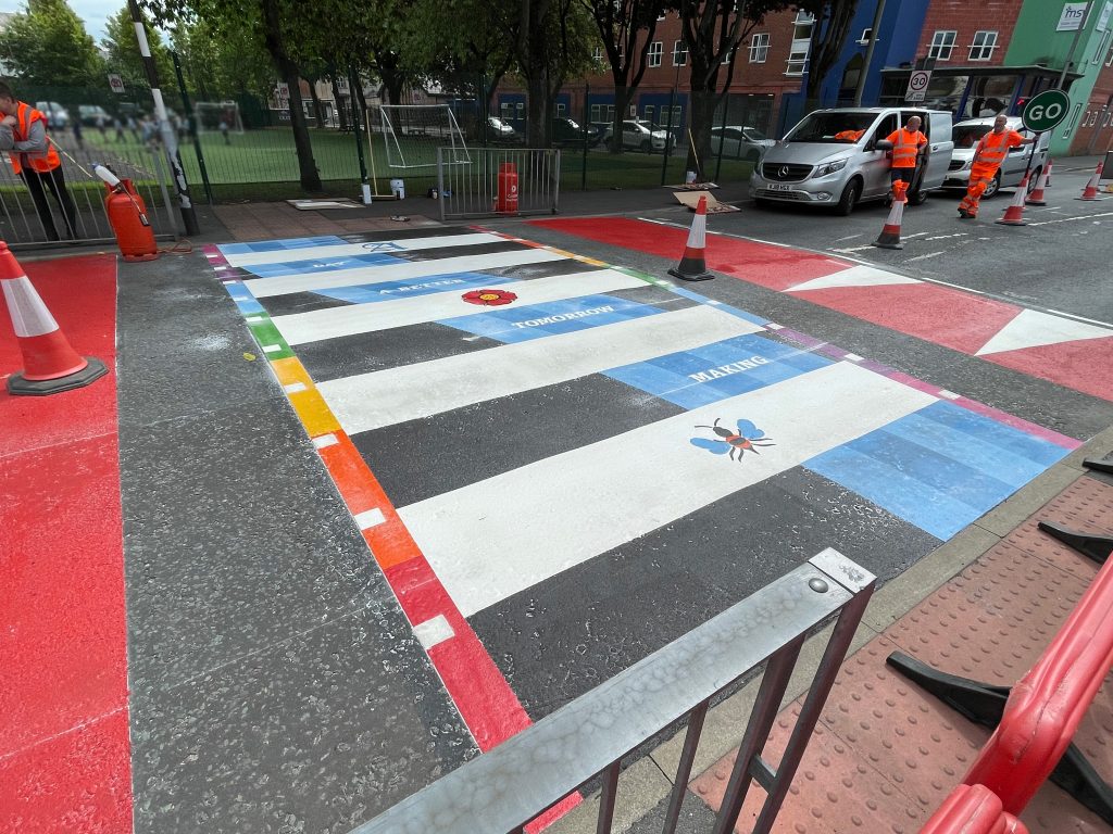 Bespoke Zebra Crossing