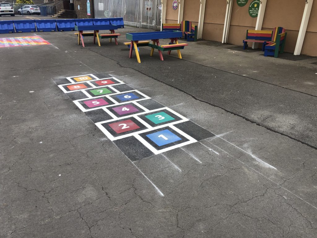 Hopscotch Playground Markings
