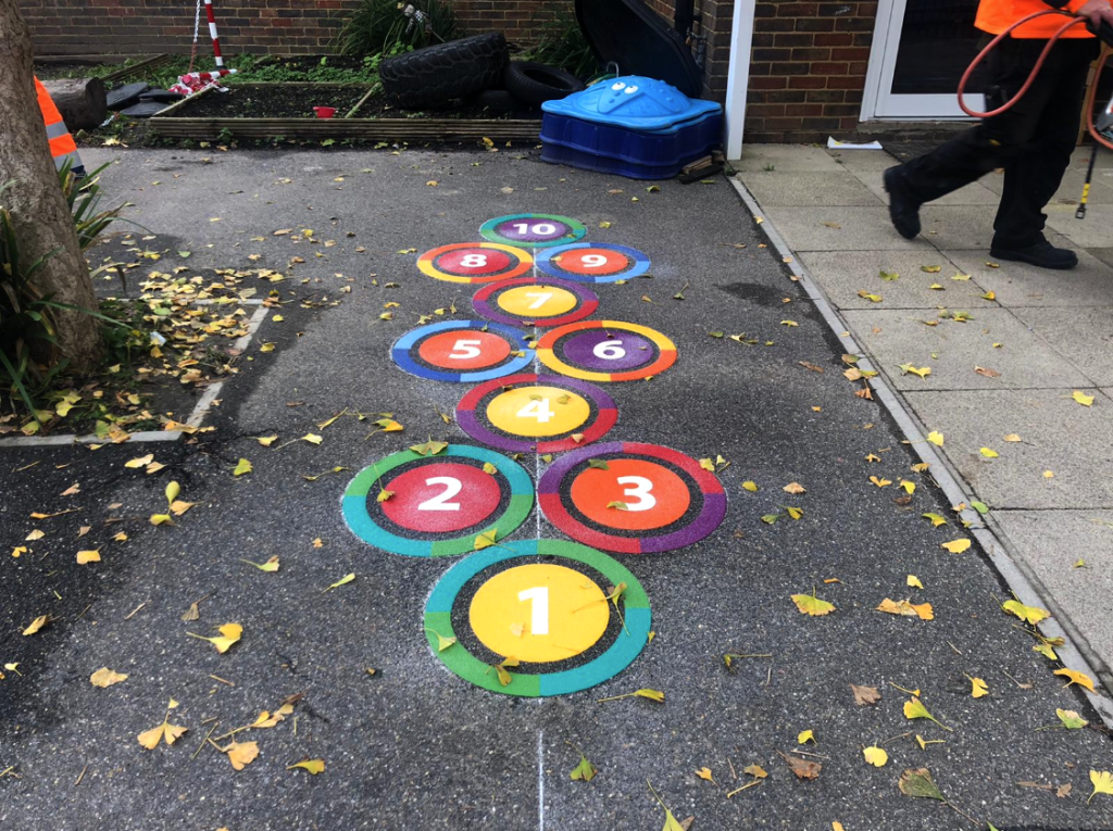 Hopscotch Playground Markings
