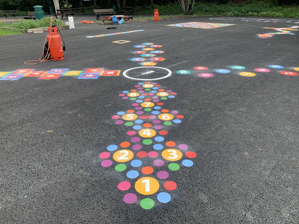 Hopscotch Playground Markings