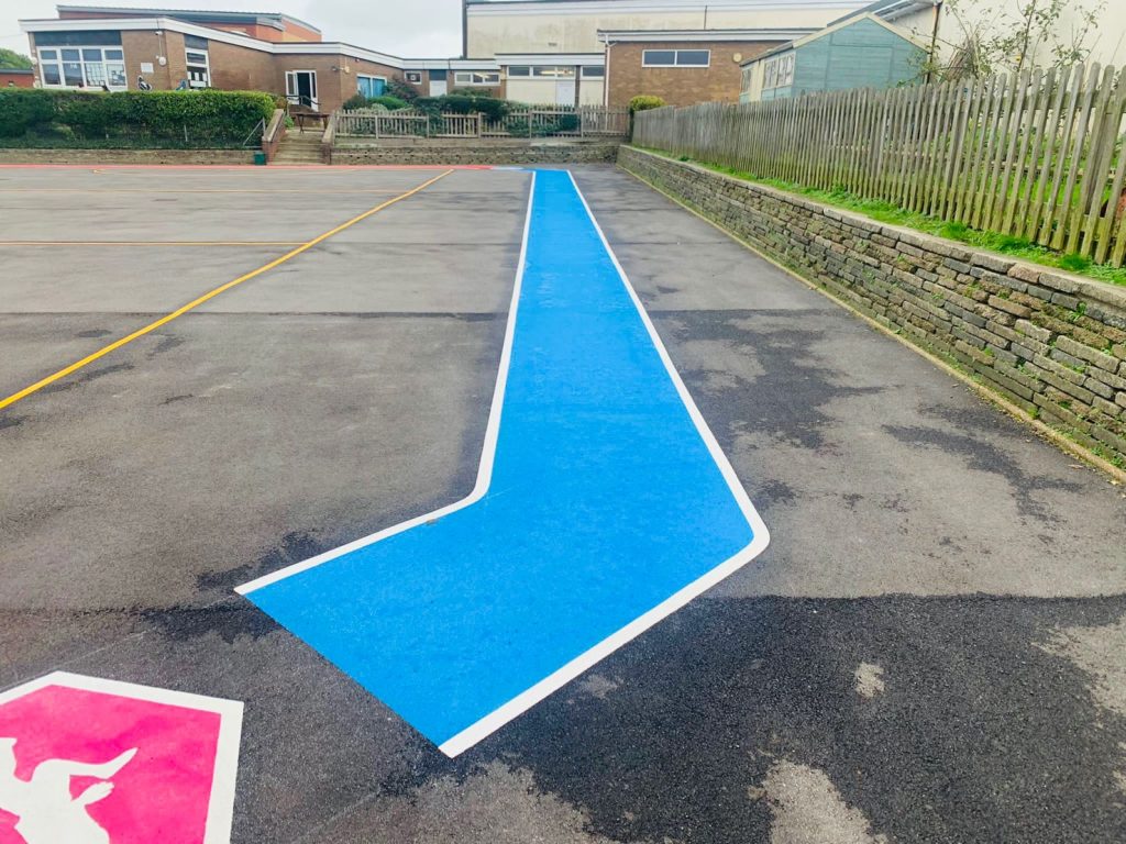 Mile A Day Playground Markings