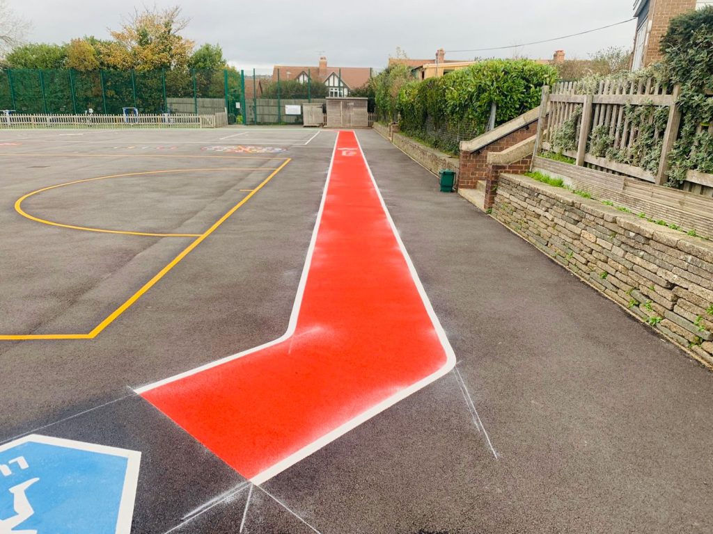 Mile A Day Playground Markings