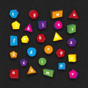 3D Alphabet Shapes