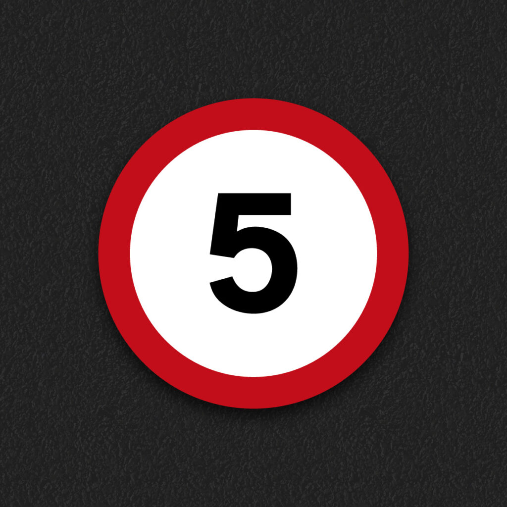 5mph Speed Roundel