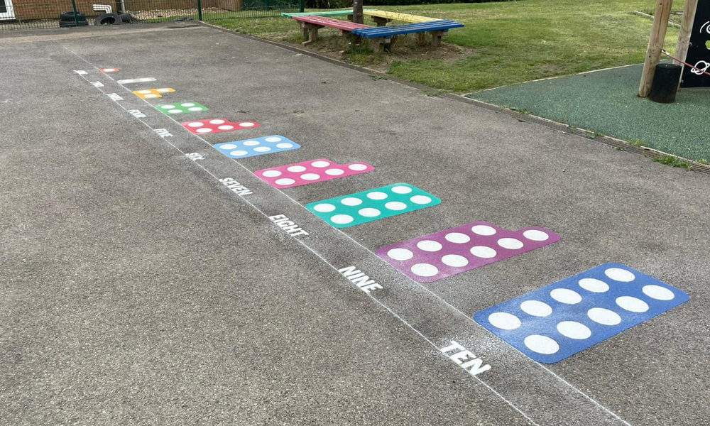 example of creative play solution with early years markings